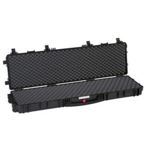 TACTICAL GUN CASE - BLACK W/ CONVOLUTED FOAM, 53" L INTERNAL 