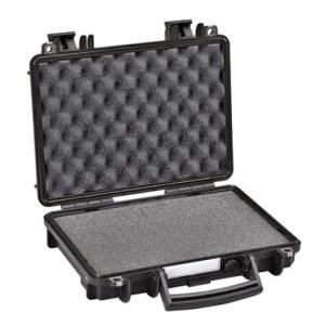 SINGLE PISTOL CASE BLK PRE CUBED FOAM 