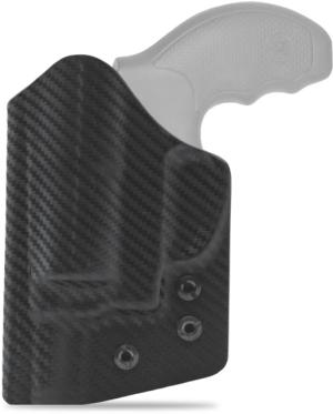 Clip & Carry IWB Kydex Holster for the Smith & Wesson J Frame 442/642/437/637/640/340 2in, Carbon Fiber Black, Left-Handed, SWJ2-CF-BLK-L