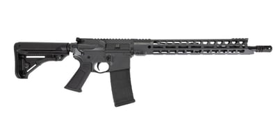 Lead Star Arms Grunt Rifle 5.56 NATO, 16" M4 Barrel, 30 Rounds, 15" Grunt Handguard, Black/Concrete Grey 810055793594