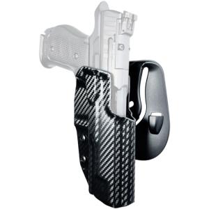 Black Scorpion Outdoor Gear Kydex OWB Paddle Holster, Walther Q5 Match SF, Right Hand, Carbon Fiber, HC03-PADDLE-WALTHERSFCFRH 810066157200