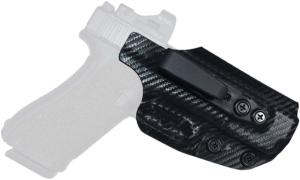 Black Scorpion Outdoor Gear Glock 43X MOS w/ Streamlight TLR-6 IWB Belt Wing Tuckable Holster, Right, Carbon Fiber, HC23-43MOS-CF 810066159648
