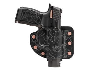 Crossbreed Holsters P365/XL Modular Velcro Lena Rose Print Holster, RH Black D-SBBHO-R-2499-KC-RP-RG