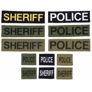 Tactical Tailor Police ID Badge, Black/OD, 3x4, 78112-1