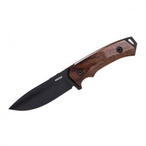 WOOX Rock 62 Walnut Plain Fixed Blade Knife, Walnut, BU.KNF001.01 BUKNF00101