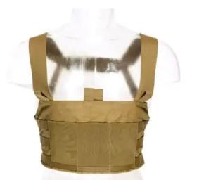 Blue Force Gear 10 Speed Chest Rig Coyote Brown Fits (3) SR-25 Magazines MM-TSP-CHESTRIG-SR25-01-CB