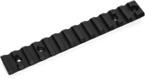 Area 419 Ruger American 1913 Improved Scope Rail, 7075 Aluminum, 20 MOA, Full Slotted Top, Type III, Black Nitride, 419-ISR-RUGAM-20