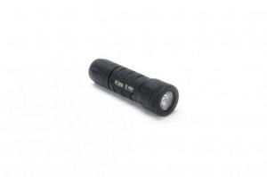Elzetta Alpha 1-Cell LED Flashlight, 415 Lumens w/Standard Bezel Ring, Standard Lens, Click Tailcap, Black, A112 810080680494