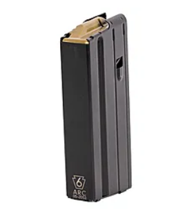 Geissele ICM 6mm ARC 15-Round Rifle Magazine Stainless Steel Black 810081135825