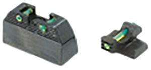 Talon Armament KIT000023 Fiber Optic Sights for Thunder 380 Black Front Sight Green Fiber Optic Rear Sight Black Green Fiber Optic 