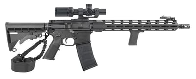 Raptor Defense RD15 LPVO Package 5.56mm, 16" Barrel, Billet Receivers, Alpha 6 1-6x20 LPVO Optic, 30 Rounds, Black 