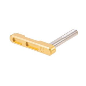 Fortis Manufacturing Magazine Catch, Gold, AR15-MC-6061-GLD AR15MC6061GLD