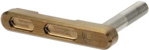 Fortis Manufacturing Magazine Catch, Billet, AR 15/AR 10, Case Hardened, AR15-MC-CS-CH 810103340343