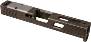 Shark Coast Tactical Greasy Custom Stripped Pistol Slide, Glock 19, Gen 3, Black, 100-004-0103-01