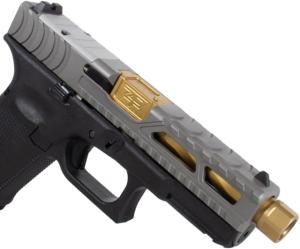 Shark Coast Tactical Cyborg Custom Stripped Pistol Slide, Glock 43x, Black, 100-020-0300-01