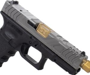 Shark Coast Tactical Method EDC Custom Stripped Pistol Slide, Glock 43x, Black, 100-032-0300-01