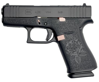 Glock 43X BLACK ROSE 9mm 10rd 810105515862