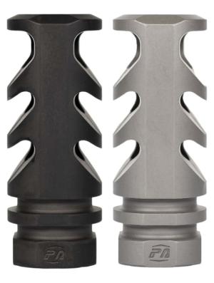 Precision Armament M4-72 Severe-Duty Compensator 5.56mm/.223Cal, Matte Stainless, A04003 810112080414