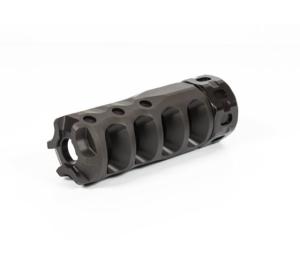 Precision Armament Hypertap Muzzle Brake, 6.5mm Grendel, 5/8-24 RH, Matte, Black, A04624 A04624