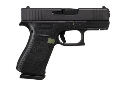 Glock G43X Rocky Mountain Elk Foundation 3.26" 9mm 10rd Pistol GLOGUX4350201RMEFW 