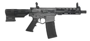 ATI ALPHA MAXX 5.56 PISTOL, 7.5" BARREL, 7" HANDGUARD, SNIPER GREY, PARBRACE, FLIP UP SIGHTS, 1-30RD 810113114835