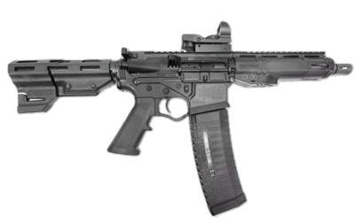ATI Alpha 7.5" 5.56 60rd AR Pistol Black with Duosight Optic 810113115450