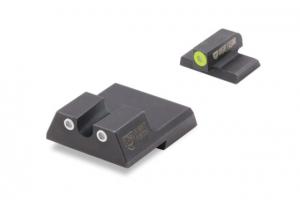 Night Fision Perfect Dot Tritium Front Night Sights w/ U Notch Rear for HK, Yellow Front w/ Green Tritium - White Rear w/ Gree, fits VP9, VP9SK, .45C, .45C Tactical, P30, P30L, P, HAK-126-007-YGWG 810116032990