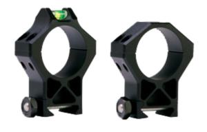 Hawkins Precision 35mm Ultra Light Tactical Scope Rings, High, 1.25in, Black, 903-0003