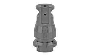 Dead Air Armament .38 Caliber Micro Muzzle Brake/QD Key Mount Suppressor Mount Threaded 1/2x36 Steel Matte Black DA110