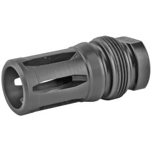 Dead Air Armament Xeno Mount Flash Hiding Muzzle Device Threaded 1/2x28 Steel Matte Black DA121