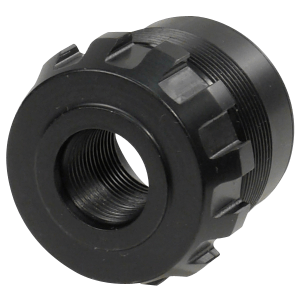 Dead Air Armament Fixed Barrel Mount Metric 18x1 For Wolfman/Ghost-M Matte Black DA413
