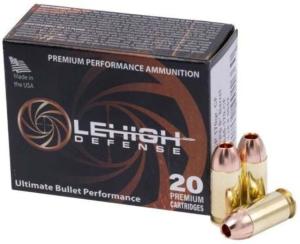 Wilson Combat Lehigh Defense CF .45 ACP 170 Grain Fluid Transfer Monolithic Brass Cased Rifle Pistol, 20 Rounds, LA45-170-CF 810129401660