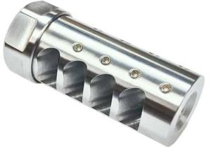 American Precision Arms Little Bastard Gen 3 Self Timing Muzzle Brake, .30, 18x1.5, Stainless, G3L8530S G3L8530S