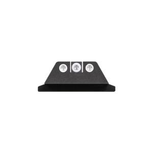 Night Fision Night Sight Set for S&W M&P 2.0 OR and Equalizer w/ White Front Ring, White Rear Rings, Black, One Size, SAW-207-003-WGWG SAW207003WGWG