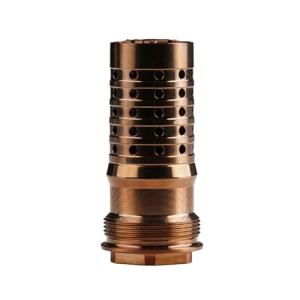 Q, LLC. Cherry Bomb Rear End XL 3/4x24 Fast Attach Muzzle Brake Tapered Mount for 8.6 BLK Fits 90 Degree Shoulder RE-CBXL-3/4X24 