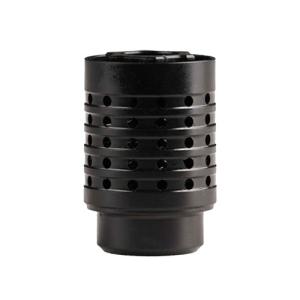 Q, LLC. Cherry Bomb Front Half Fast Attach Muzzle Brake for Q Silencers 1/2"Socket 360 Degree Ports Fits 90 Degree Shoulder CB-2PC-FRONT-BRAKE 