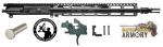 VKTR VK-1, 5.56mm, 13.7" P&W SoLGW Nox, Black, Complete Upper w/ H2 Buffer & Disruptor Forced Reset Trigger 