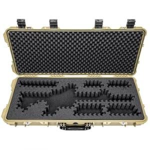 EYLAR 38'' HARD RIFLE CASE WITH RAGAR FOAM INSERT, TAN 