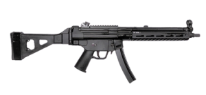 PTR 9LTBR-0090101 9LTBR 9mm Luger 30+1 16" Black Nitride 3 Lug Threaded Barrel, M-LOK Handguard, Black Anodized Aluminum Picatinny Rail Receiver, Black Synthetic SB Tactical Brace, Black Polymer Grip 181434