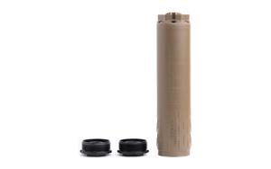 HUXWRX Safety Co. Flow Range 36 Ti Suppressor 36 Caliber Titanium - Flat Dark Earth