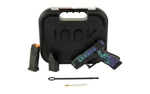 Glock 43X Striker Fired 3.41" 9mm 15rd Fixed Sights - Black, Blue 