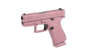 GLOCK 43X Striker Fired 3.41" 9MM 15 Rounds Fixed Sights - Pink 
