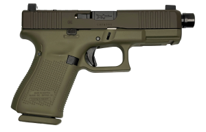 GLOCK 19V C4 OD GREEN 9MM 10RD BLACK BARREL SUPPRESSOR HEIGHTS SIGHTS OPTICS CUT PV1950201HUNT 