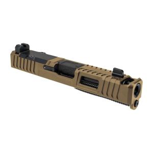 Zaffiri Precision CUG19G3IBSRMRFDECPBNBL Complete Upper Integrated Blowhole System Fits Glock 19 Gen3 Flat Dark Earth/Stainless Steel RMR Cuts Slide 