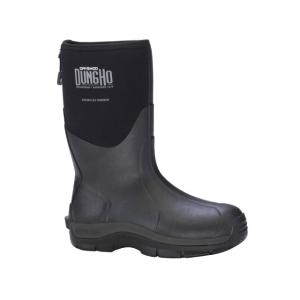 Dryshod Dungho Mid Tough Boots - Men's, Black/Grey, 10, DNG-MM-BK-010 DNGMMBK010