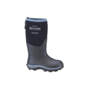 Dryshod Arctic Storm Kids Winter Boot, Black/Blue, 1, ARS-KD-BL-100 ARSKDBL100