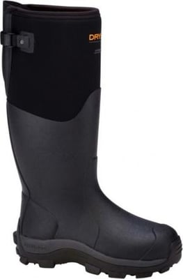 Dryshod Haymaker Gusset Hard-Working Farm Boot - Men's, Black/Orange, 13, HAYG-MH-BK-013 HAYGMHBK013
