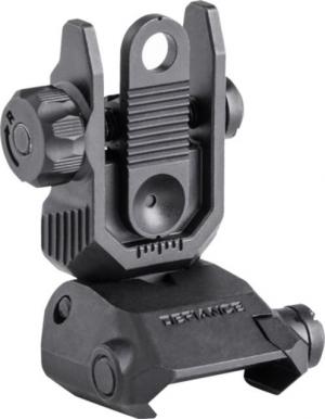 Defiance Sight Rear Steel Flip-up Picatinny Black 810237026502