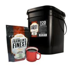 Ready Hour Franklin's Finest Survival Coffee by (720 servings, 1 bucket) 810355022370
