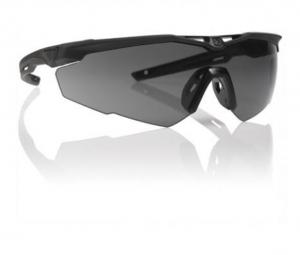 Revision Stingerhawk Eyewear System US Military Kit,Black Frame,Clear and Smoke Lens,Head Strap,Microfiber Pouch and Case 4-0152-0001